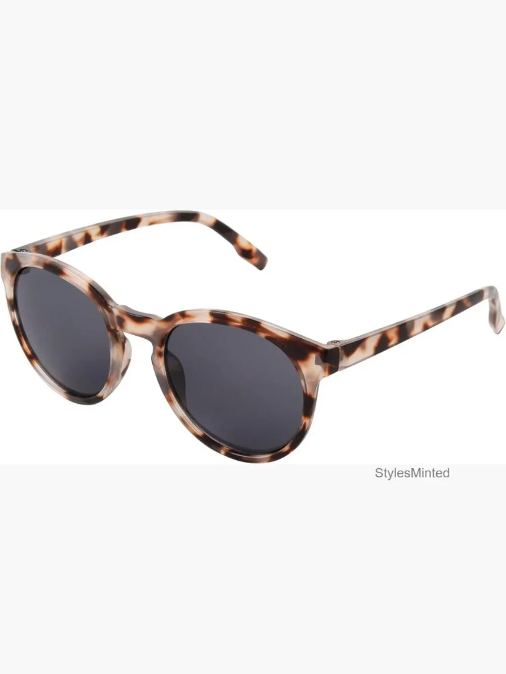 Girls Round Plastic Sunglasses UVA/UVB Protection with Pouch